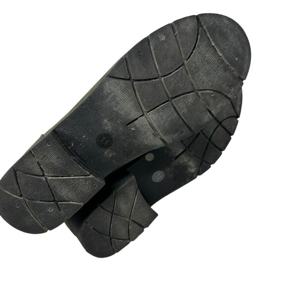 Vionic Green Vegan Leather Lace-Up Ankle Combat Boots – Size 11 - Picture 5 of 6